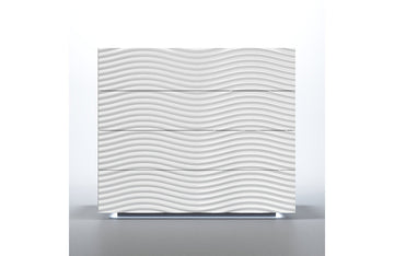 Wave Single Dresser White