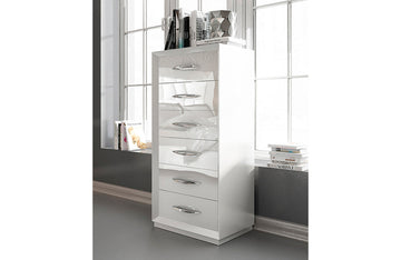 Landen Modern White Chest