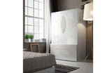 Costa White Modern Bedroom with Storage