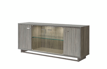 Volare 4 Door Buffet Grey