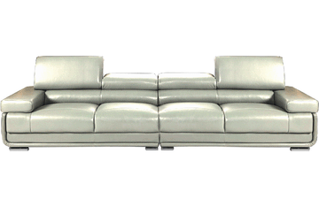 2119 4 Seater Sofa Light Grey