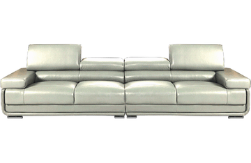 2119 4 Seater Sofa Light Grey