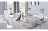 Dominique Anabel 5 pc Dining Set Gray