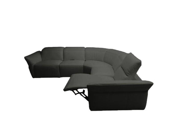 Dakota Modern Leather Sectional Sofa