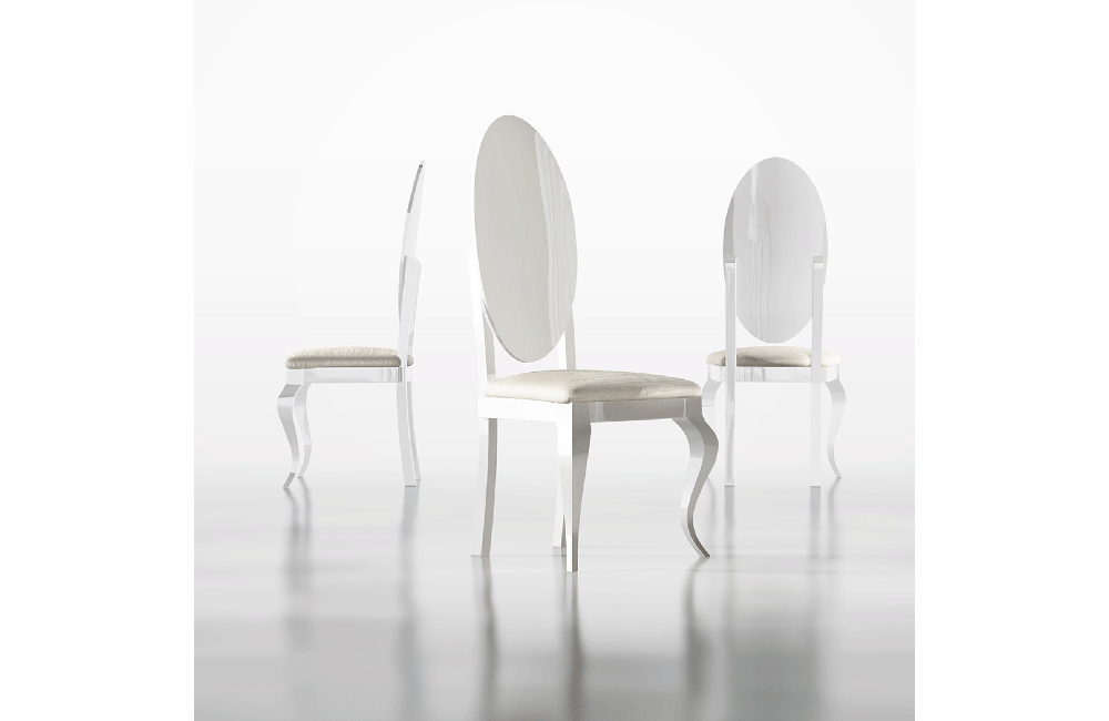 Carmen White side chair