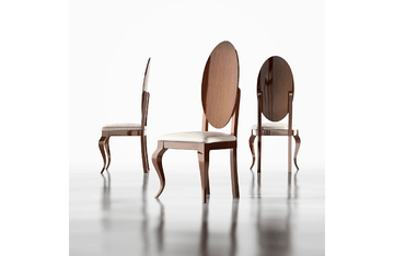 Carmen Walnut Side Chair