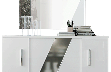 Caden 4 Door Buffet with Mirror