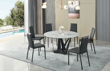 102 Marble Dining Table with 196 Chair