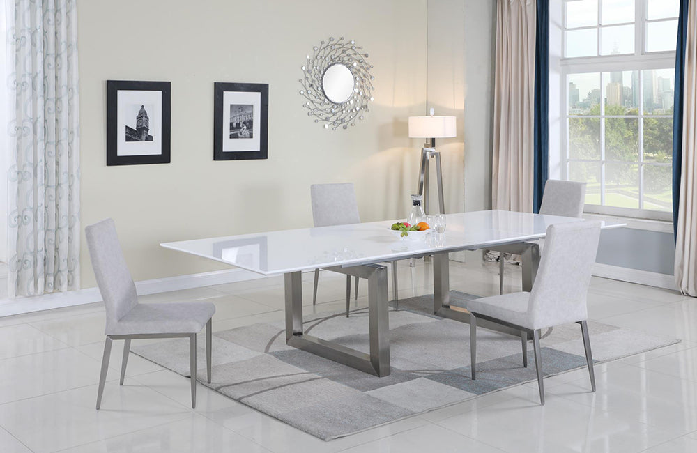 Ebony Desiree 5 pc Dining Set -Buy ($3040) in a modern furniture store ...