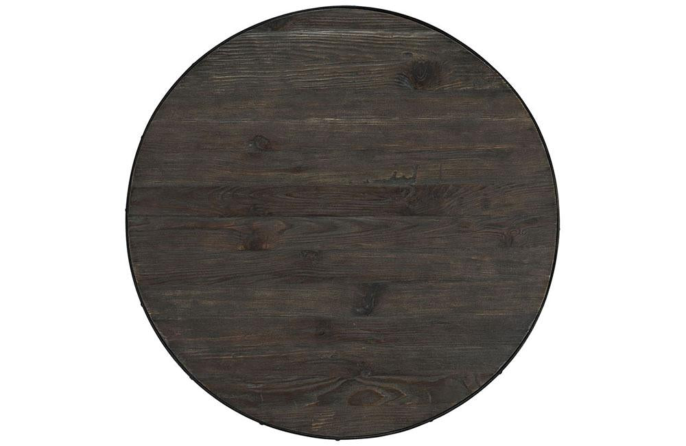 Charlie Wood Top Coffee Table in Black