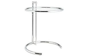 Weston Gray Side Table in Silver