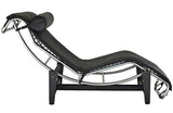 Luca Leather Chaise Lounge Chair