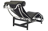 Luca Leather Chaise Lounge Chair