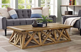 Alexis Wood Coffee Table in Brown