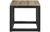 Abel Side Coffee Table in Brown