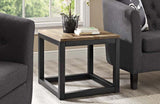 Abel Side Coffee Table in Brown