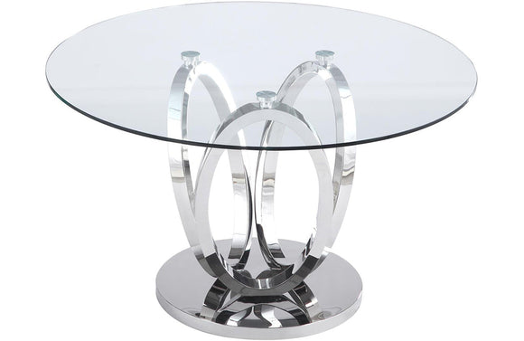 Evelyn Dining Table Polished -Buy ($1235) in a modern furniture store ...
