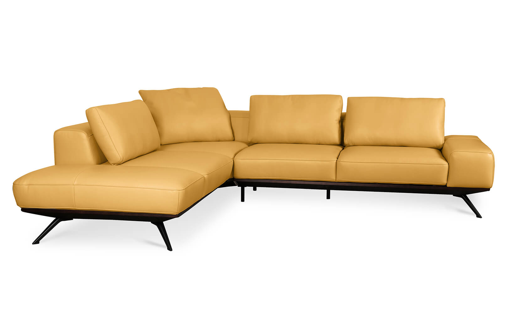 Mid Century Modern Leather Sectional
