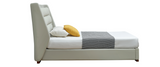 Lennie Twin Size Bed w/Storage light grey