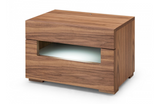 Chesapeake - Contemporary LED Walnut Nightstand