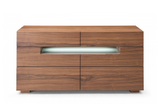 Chesapeake - Contemporary LED Walnut Dresser