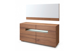 Chesapeake - Contemporary LED Walnut Dresser