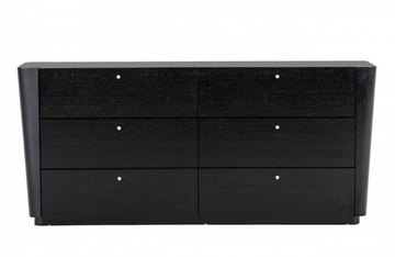 Simi - Modern Black Oak Dresser