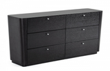 Simi - Modern Black Oak Dresser
