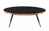 Columbia - Modern Black Ceramic Coffee Table