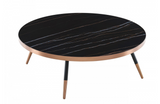 Columbia - Modern Black Ceramic Coffee Table