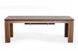 Mesquite - Modern Walnut & Stainless Steel Dining Table