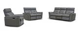 Madera Dark Grey w/Manual Recliner living room furniture set