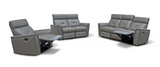 Madera Dark Grey w/Manual Recliner living room furniture set