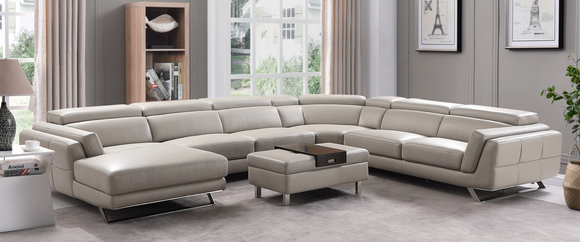 Crown Heights Sectional Left light grey