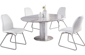 Gretchen 5 pc Dining Set White
