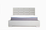 Helga Gray Upholstered Bed with  Storage by Nordholtz