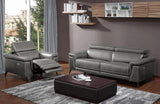 Everly Gray Premium Leather Sofa