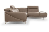 Acton Premium Leather Sectional Sofa