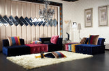 Divani Casa Dubai Contemporary Multicolored Fabric Modular Sectional Sofa