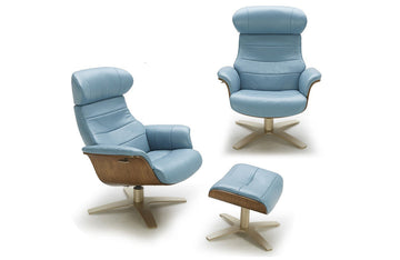 The Karma Lounge Chair Blue