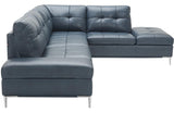 Kyle Sectional Sofa Blue with Storage