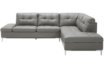 Kyle Sectional Sofa Grey with Storage