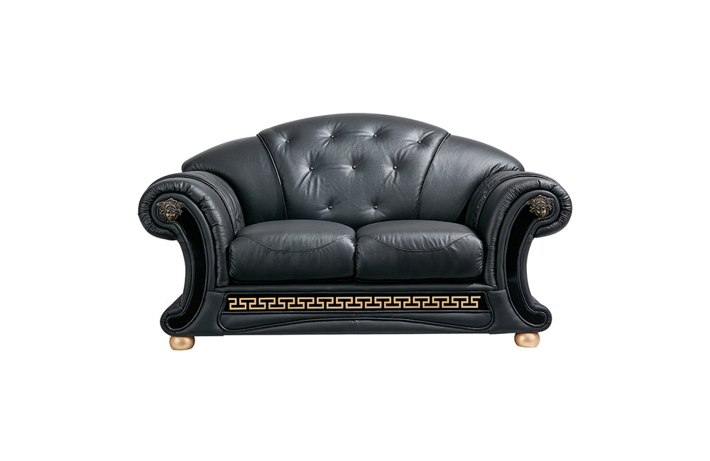 Apolo Black Loveseat