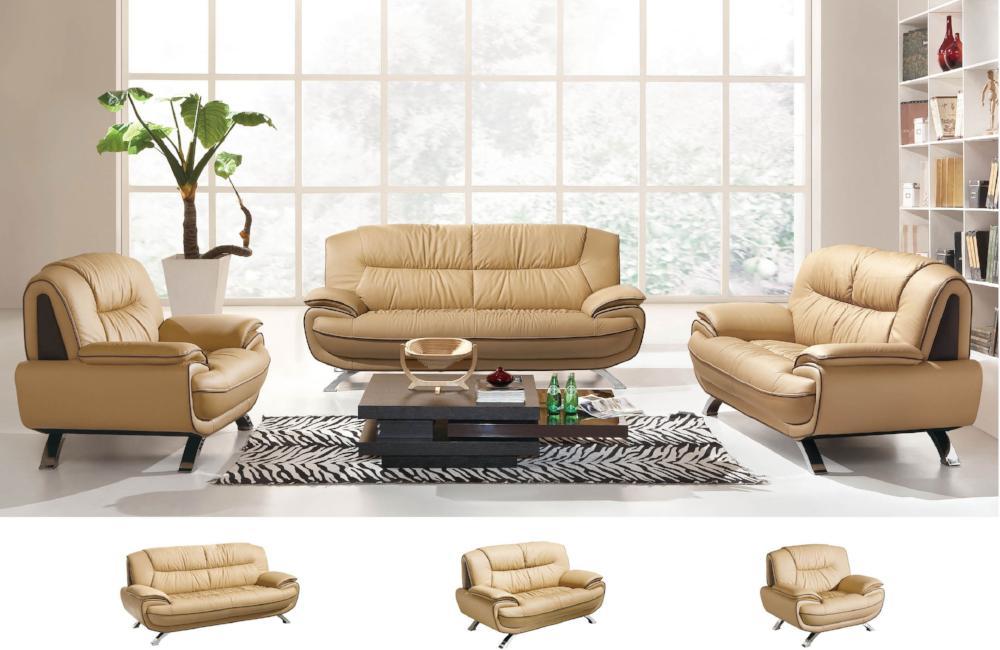 Cody Modern Leather Sofa Set