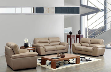 Hadley Modern Leather Sofa Set