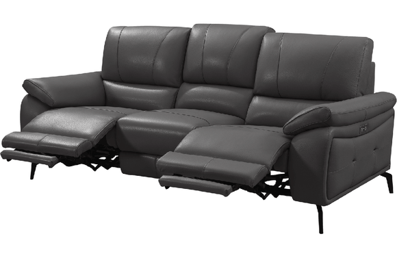 2934 Dark Grey Sofa with electric recliners