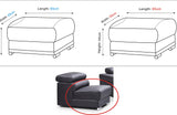2119 Light Grey Sectional Sofa