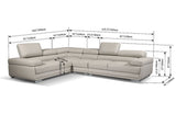 Bronx 2119 Sectional Sofa All PVC