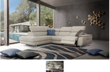 Leno Sectional Left Sofa with Electric Recliner