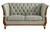 401 Grey Leather Living Room